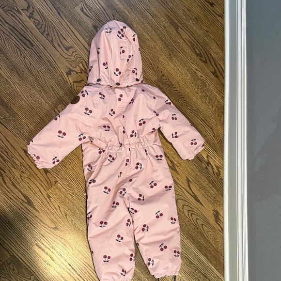 Kuling kids Pink Cherry Print Snowsuit - Picture 7 of 8